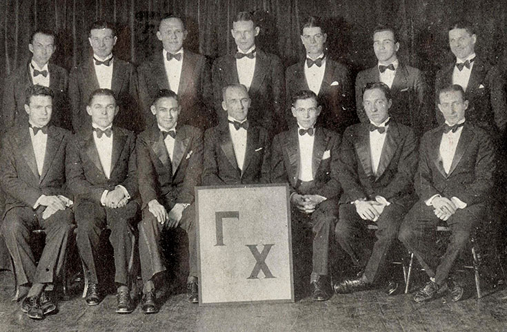 Sigma Delta Kappa class photo circa 1930s