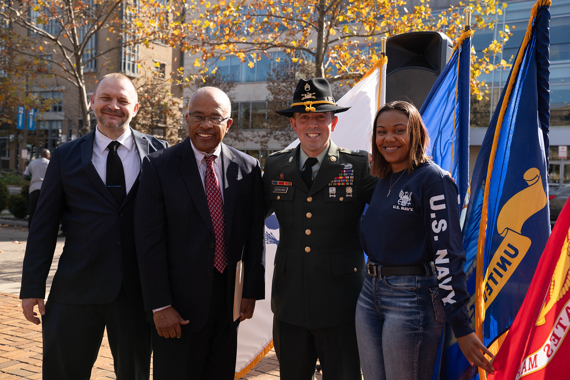 Speakers for the Veterans Day ceremony 2024 