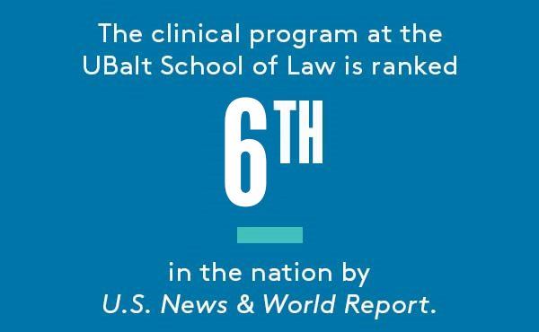 The clinical law program is ranked 14th in the nation.