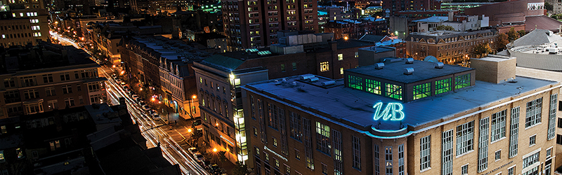 The University of Baltimore provides education day and night.