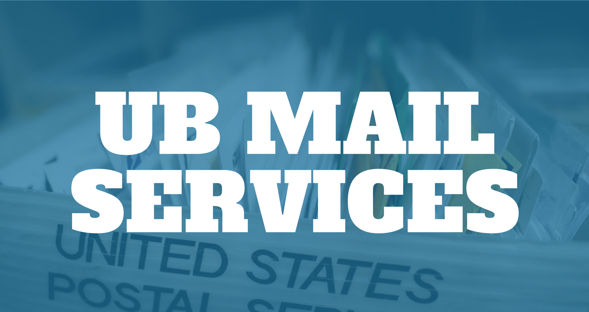 Mail services at The University of Baltimore