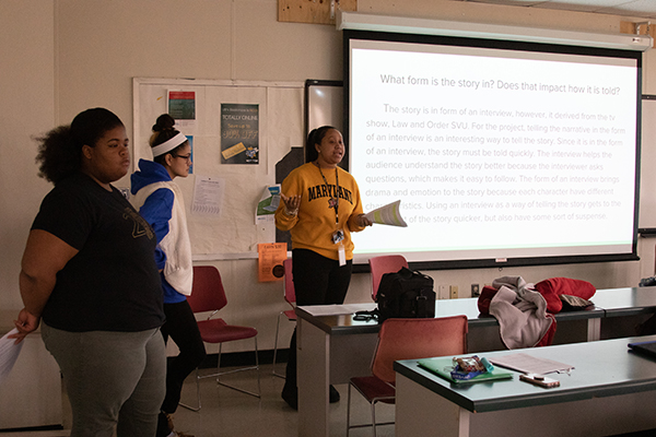 group presentation in class