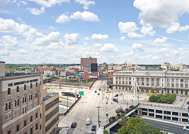 Penn Station is located just North of UBalt's campus