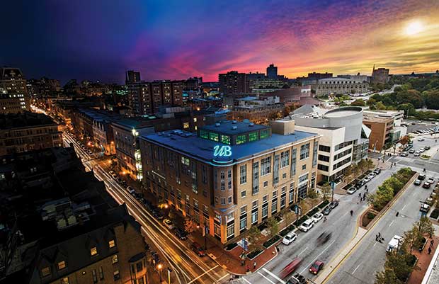 Merrick School of Business is in the heart of the city.