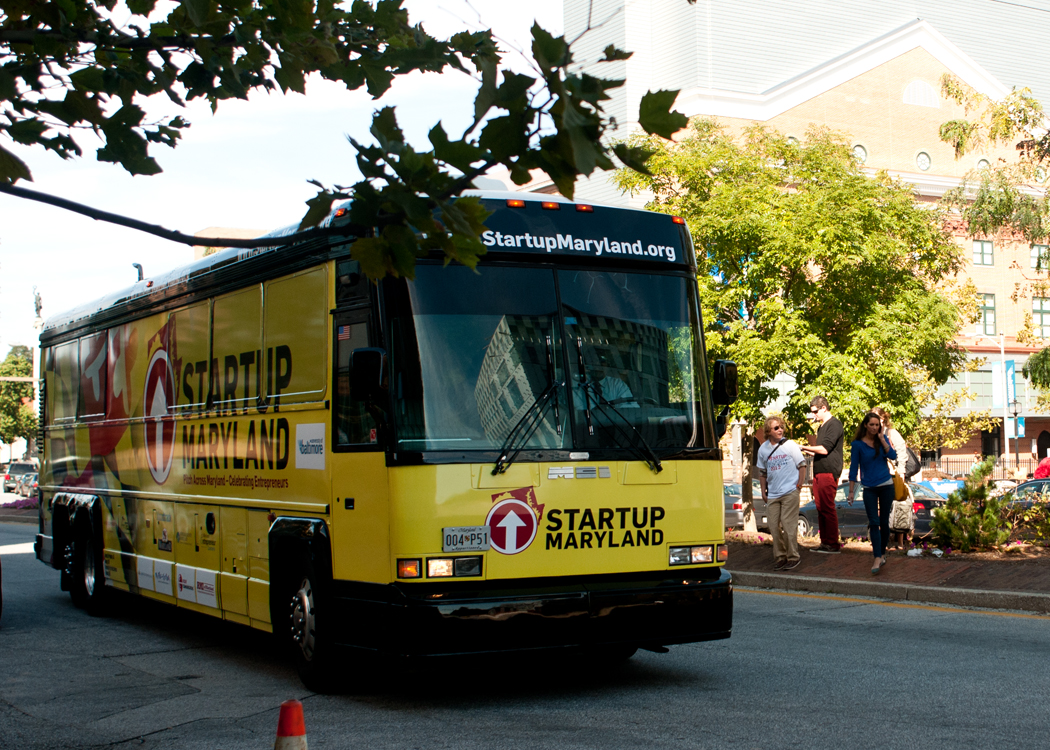 StartUp Maryland's bus visits UBalt